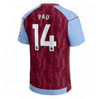 Camisa de time de futebol Aston Villa Pau Torres #14 Replicas 1º Equipamento 2023-24 Manga Curta